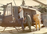 Huey jump Mike Brown and Granny Taylor Udorn Thailand