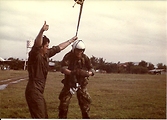 STABO Mitch Bryan and Mike Lampe Border Police Camp Thailand STABO Mitch Bryan and Mike Lampe Border Police Camp Thailand