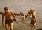 Lake Theresa Jeff Buckmelter Dick West Larry Hicks and George Denning Pope AFB Lake Theresa Jeff Buckmelter Dick West Larry Hicks and George Denning Pope AFB